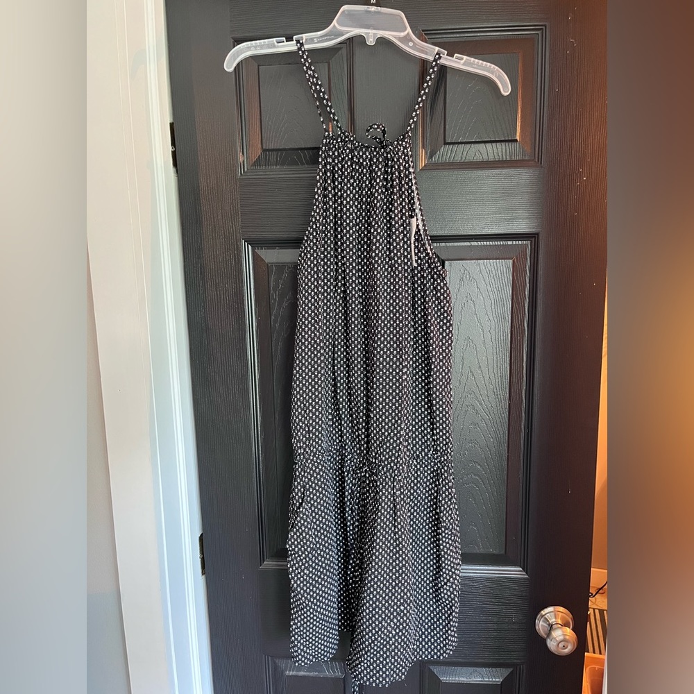 Old Navy black/white romper
